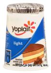 Yoplait Light boston cream pie fat free yogurt Center Front Picture